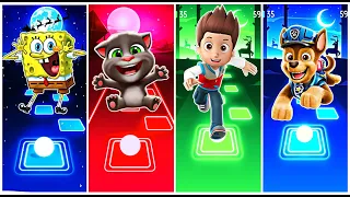 SpongeBob SquarePants 🆚 My Talking Tom 🆚 Ryder 🆚 Chase 🎶 WHO WINS?  PAW Patrol pups