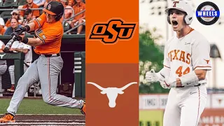 #8 Oklahoma State vs #10 Texas Highlights (Game 1, AMAZING GAME!) | 2022 College Baseball Highlights