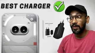 Nothing Phone (2A) Best Supported Fast Charger ✅ Phone 2a charging test (Samsung 25W PD)