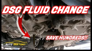 VW DSG Transmission Fluid Change:  Save HUNDREDS of Dollars!