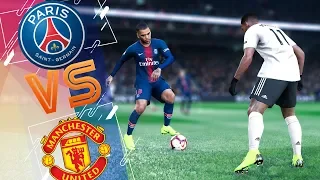 PES 2019 | Realistic gameplay | PSG vs Manchester United  | Champions League | PC