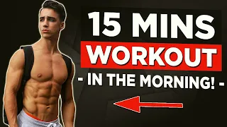 15 MIN MORNING WORKOUT (NO EQUIPMENT BODYWEIGHT WORKOUT!)