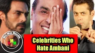 Bollywood Superstars Who Hate Ambani