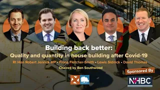 Building back better: Quality and quantity in house building after Covid-19