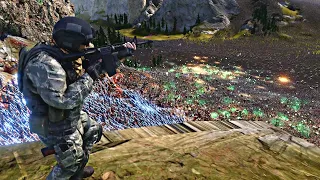 5,000,000 ORC SURROUNDED SPECIAL FORCES FROM THE MOUNTAINSIDE - Epic Battle Simulator 2 - UEBS 2