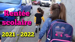 VLOG - RENTREE SCOLAIRE POUR MASSILYA et KAMILIA ROUTINE DAY