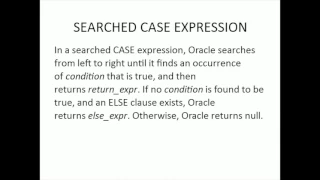 SQL tutorial: CASE - Simple Case Expression in Oracle Database