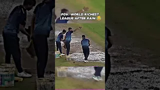 IPL vs PSL after rain 😂🔥 #cricket #shorts