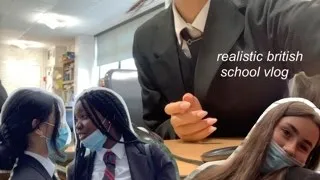 a BRITISH school vlog