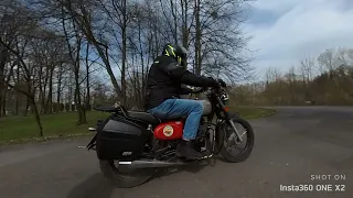 Jawa 350 OHC - Zpátky na cvičák,je třeba to doladit !