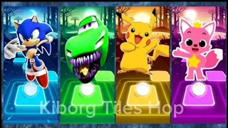 💥| SONIC EXE 🆚 LIGHVING MCQUEEN 🆚 PUKATCHU 🆚 PINKFONG | WHO IS BEST?✨