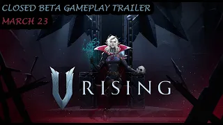 V Rising - Closed Beta Trailer - New Upcoming Vampire/MMORPG/Survival Game