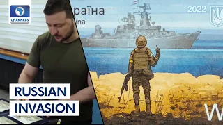 'Russian War Ship Is Down’, Ukraine Creates Stamp To Mark Navy Day Russian Invasion