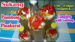 Sukang Pangnegosyo/ Sukang Paumbong Pinakurat + Complete with costing/