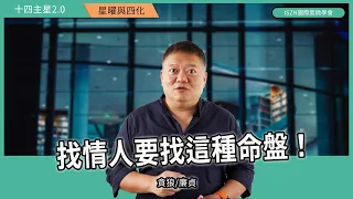 十四主星曜四化2.0 |貪狼篇-廉貞對拱遇上祿權忌的愛恨情仇►國際紫微學會&大耕老師◄簡單上手斗數命盤