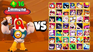 Who Can Survive Rico Super? All 58 Brawlers Test