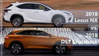 2018 Lexus NX vs 2018 DS7 Crossback (technical comparison)