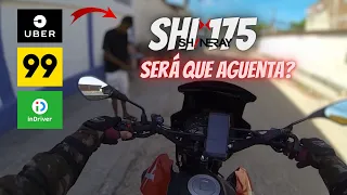 SHINERAY SHI 175 aguenta na UBER/99/INDRIVER? Assista!