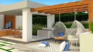 200 Backyard Patio Design Ideas 2024 Rooftop Garden Landscaping ideas| House Exterior Terrace Design