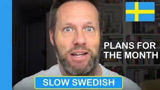 My plans for May - Slow Swedish with subtitles 🇸🇪