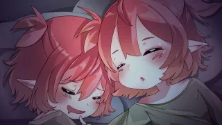 Sleeping between two Fuyo's💤【ASMR／3DIO】