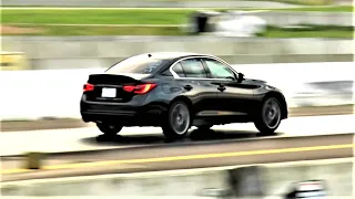 Infiniti Q50 vs Audi S4 DRAG RACE