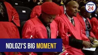 WATCH: EFF's Mbusiyiseni Ndlozi receives his PhD from Wits University