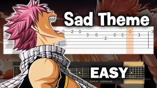 Fairy Tail - Sad Theme - Guitar tutorial (TAB)