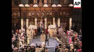 UK: LONDON: GREEK ROYAL WEDDING