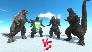 SUPER GODZILLA; GOJIRA VS SPACE GODZILLA; SHIN GODZILLA - Animal Revolt Battle Simulator