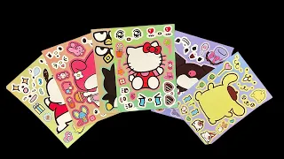 [ToyASMR] Decorate with Sticker Book Zoonomaly & Catnap hellokitty ✨ #paperdiy #asmr #zoonomaly