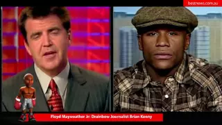 Floyd Mayweather: Floyd and Drainbow Journalist call a truce