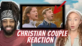 Amazing Grace - Peter Hollens feat. Home Free | REACTION