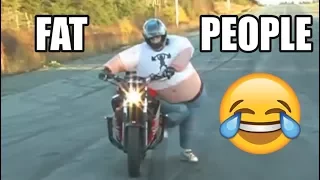 Fat People on Motorcycles