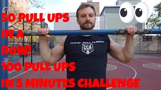 50 PULL UPS IN A ROW! - 100 Pull-Ups in 5 Minutes Challenge | That's Good Money