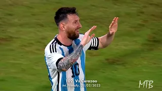 Lionel Messi ● All 102 Goals with Argentina ● With Commentaries
