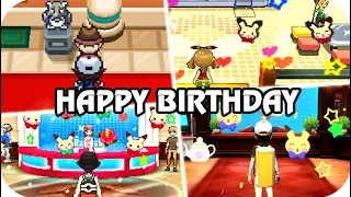 Evolution of Happy Birthday in Pokémon Games (2006 - 2019)