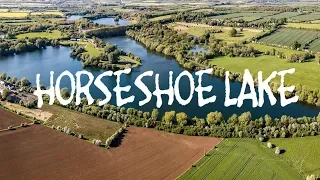 The Carp Society - Horseshoe Lake In Lechlade, England - A Drones View - Carp close Up