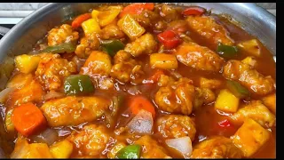 Sweet & Sour Chicken Recipe|THE RAINA’S KITCHEN