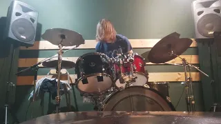 First thing you do when you can't play drums