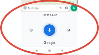 Keyboard Tap To Speak Problem | Keyboard Not Showing Only Google Voice