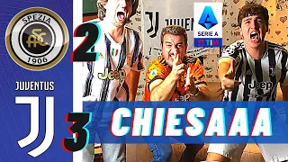 SPEZIA 2-3 JUVENTUS | CHIESAAAAA!!! LIVE REACTION TIFOSI JUVENTINI HD