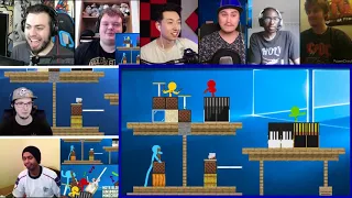 ALL REACTIONS TO Note Block Battle   Animation vs  Minecraft Shorts Ep 16 REACTIONS MASHUP