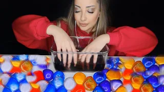 SU ŞİŞESİ YEDİM 💦  YENİLEBİLİR SU ŞİŞESİ YAPIMI |  WATER BOTTLE & HONEY JELLY MUKBANG | TÜRKÇE ASMR