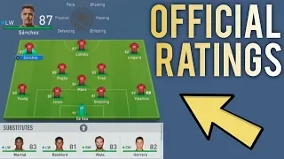 Fifa 19 Official Player Ratings! Inc. Man Utd & City... Official Ratings! (Controversial Changes)