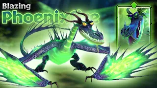 Blazing Phoenixfire — 5-Star Premium Green Monstrous Nightmare | Dragons: Titan Uprising