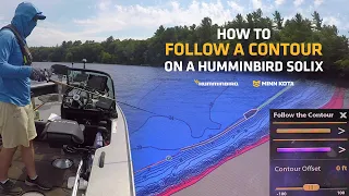 How to Follow a Contour with a Minn Kota Trolling Motor & Humminbird SOLIX