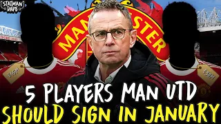 5 Players Man Utd Should Sign In January 2022