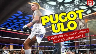 The Best Quadro Alas Highlights! John Riel Casimero vs Filipus Nghitumbwa Boxing Highlights | TBP