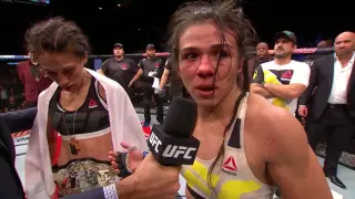 The Ultimate Fighter Finale: Joanna Jedrzejczyk and Claudia Gadelha Octagon Interview